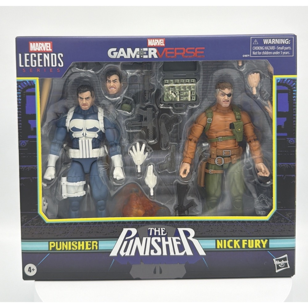 Hasbro Marvel Legends Punisher Nick Fury 2-Pack GamerVerse NIB